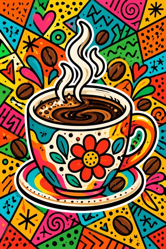 Bold Pop Art Doodle Designs