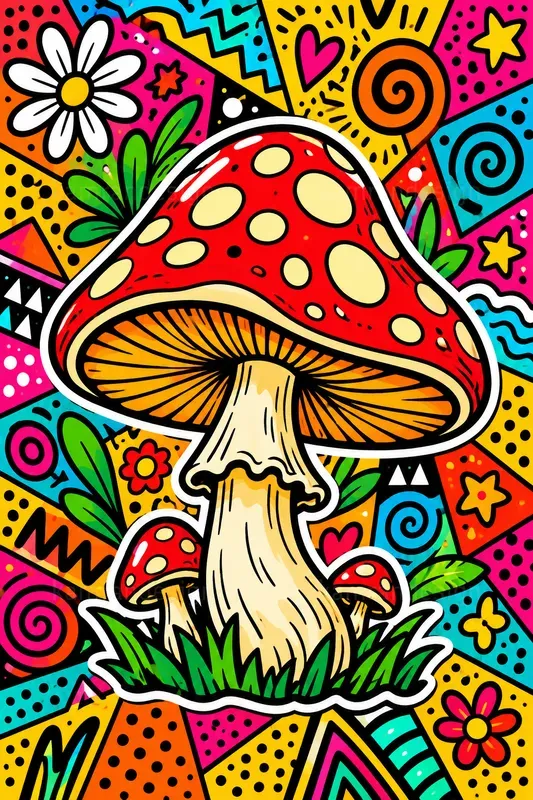 Bold Pop Art Doodle Designs