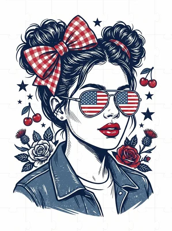 Vintage Character Tee Illustrations