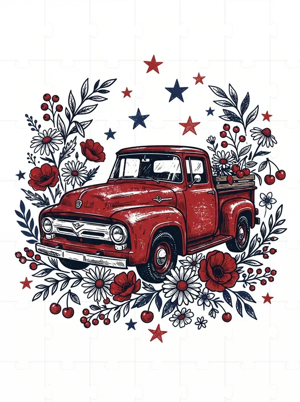 Vintage Character Tee Illustrations