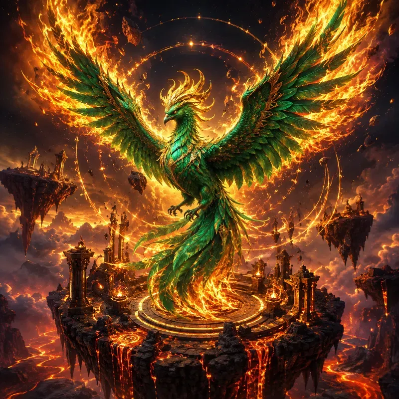Magical Elemental Floating Realms