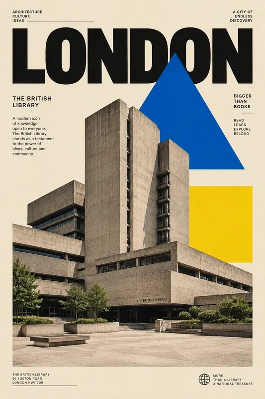 Bauhaus Architectural Collage Posters
