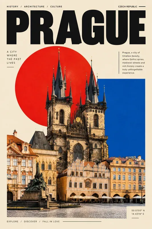 Bauhaus Architectural Collage Posters