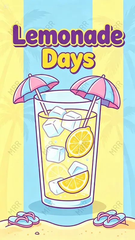 Cute Summer Poster Template Packs