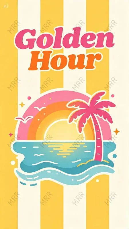 Cute Summer Poster Template Packs