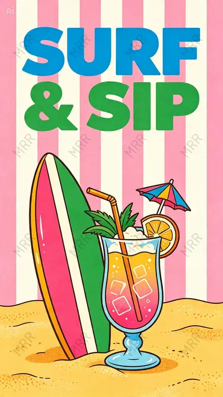 Cute Summer Poster Template Packs