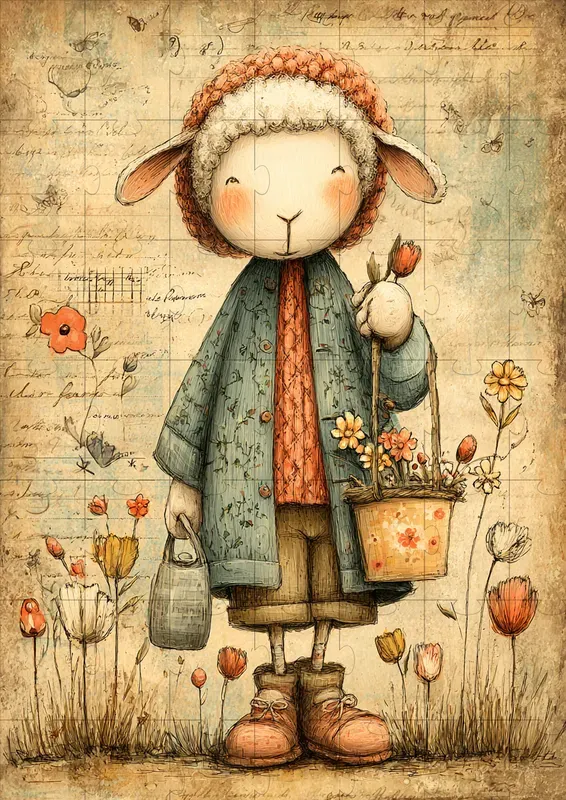 Whimsical Easter Journal Illustrations