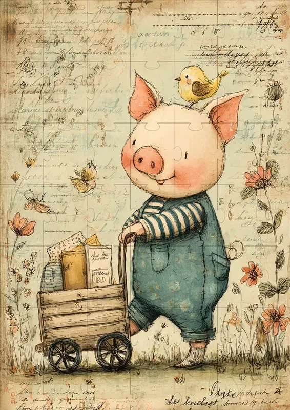Whimsical Easter Journal Illustrations