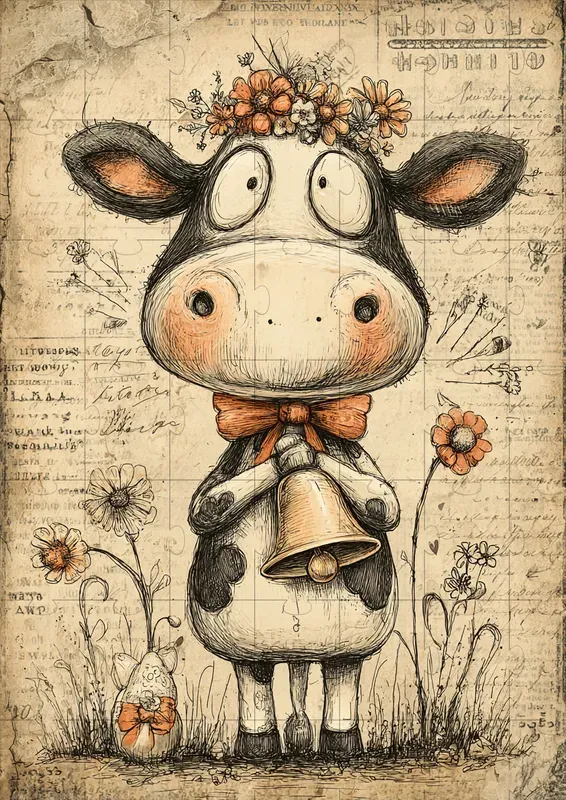 Whimsical Easter Journal Illustrations