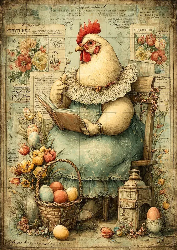 Whimsical Easter Journal Illustrations