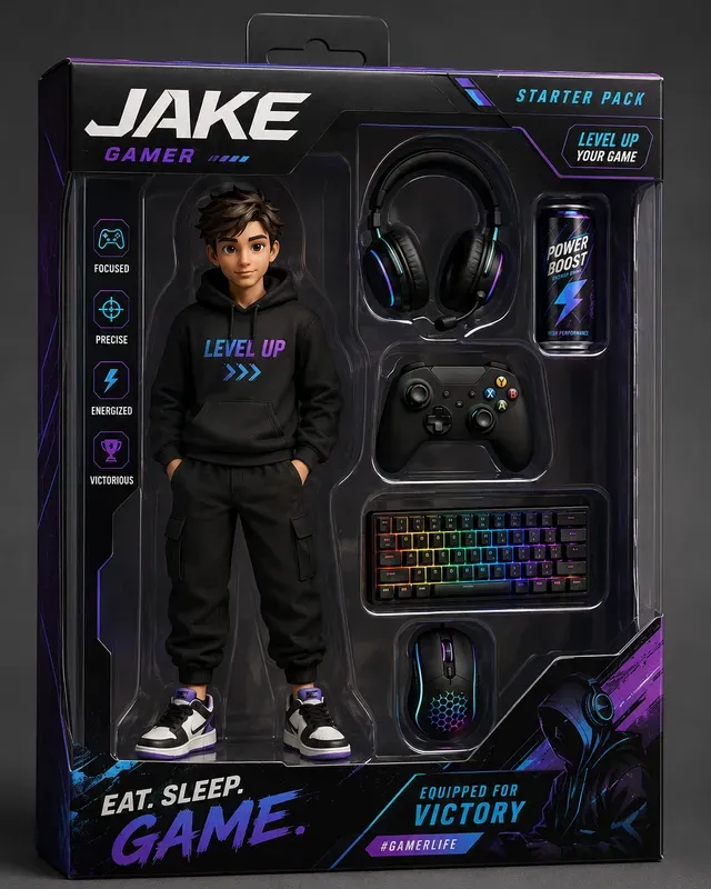 Starter Pack Figure Generator