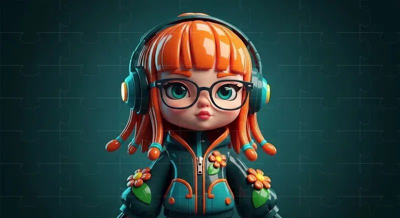 Stylized Doll Character Art
