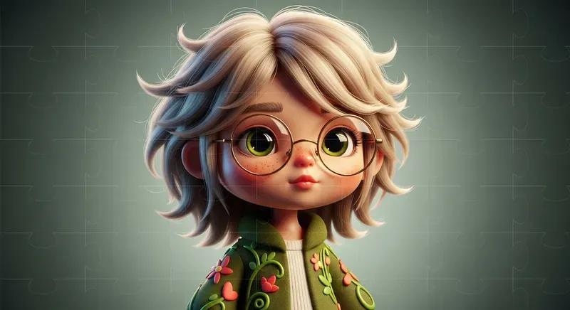 Stylized Doll Character Art
