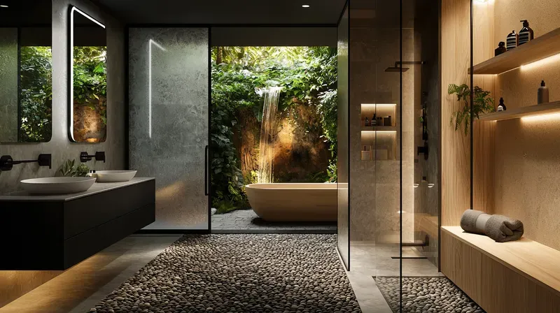 Minimalist Spa Bathroom Designs