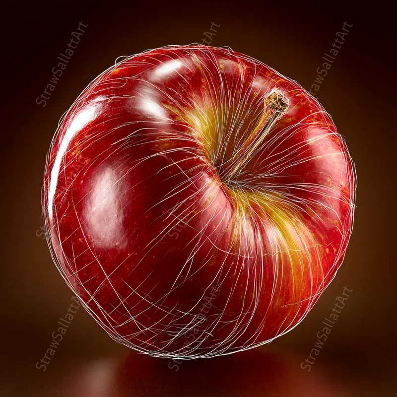 Creative Food Photography Line Art Style