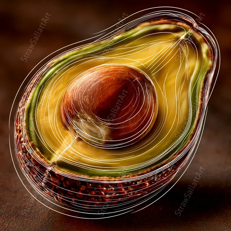 Creative Food Photography Line Art Style