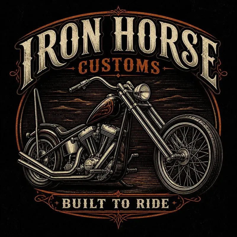 Vintage Motorcycle Graphic Generator