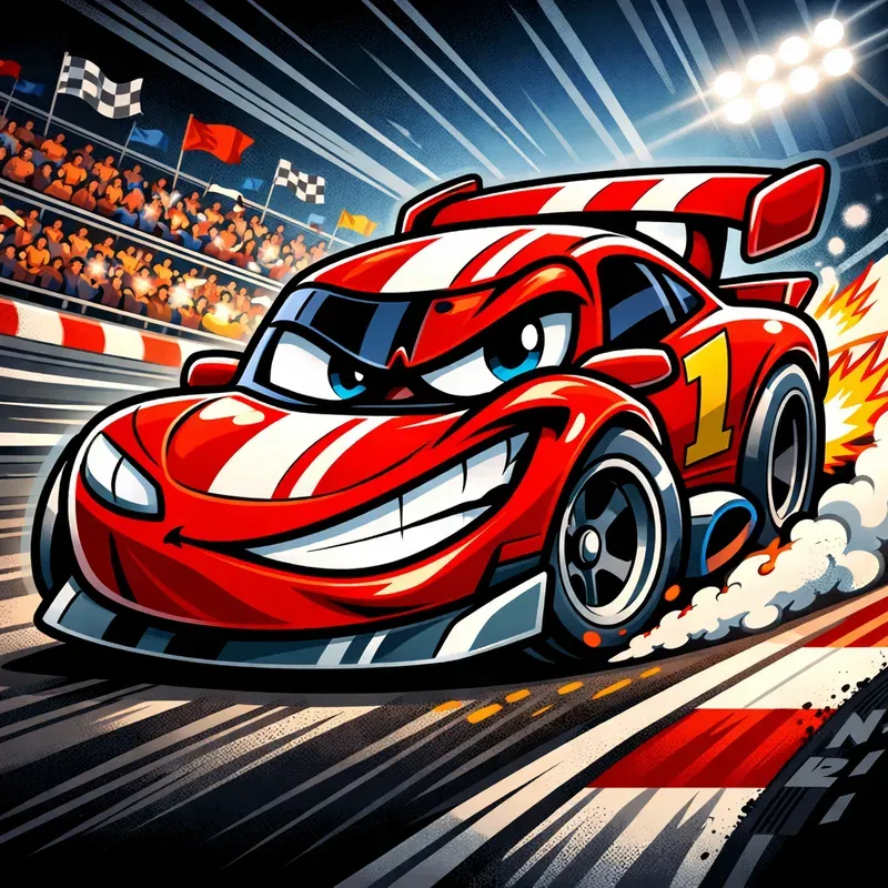 Cartoon Vehicle Mascot Packs