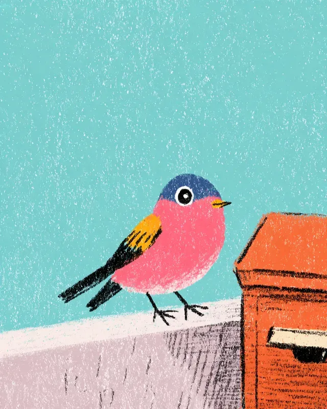 Crayon Kids Illustration Scene Style