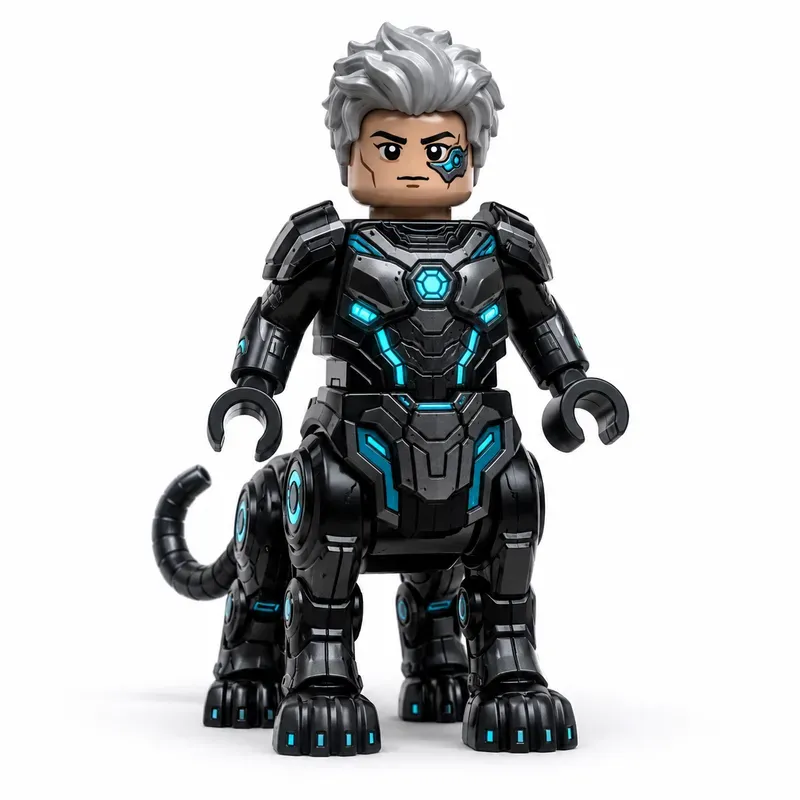 Lego Hybrid Superhero Minifigures