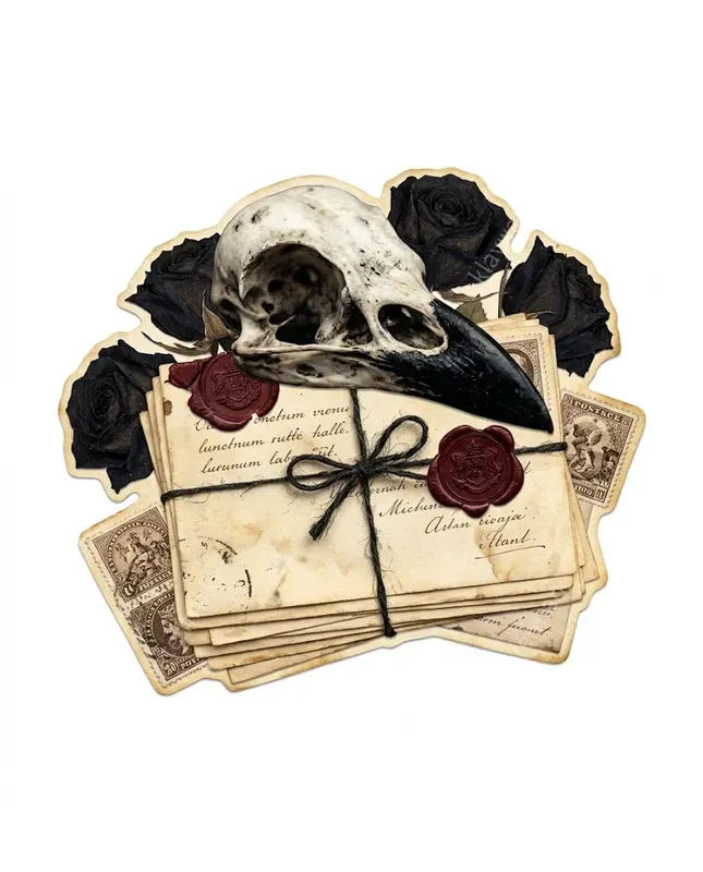 Dark Academia Scrapbook Ephemera Cliparts