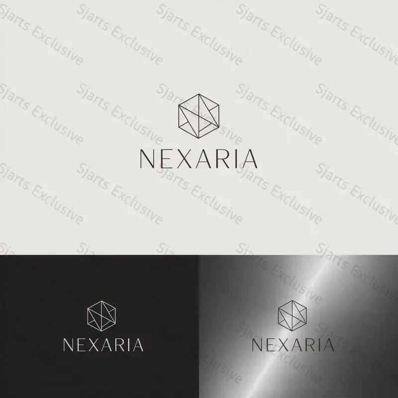 High End Futuristic Brand Identity Logos