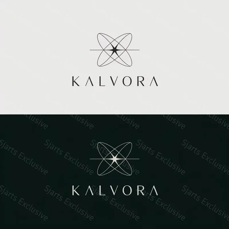High End Futuristic Brand Identity Logos