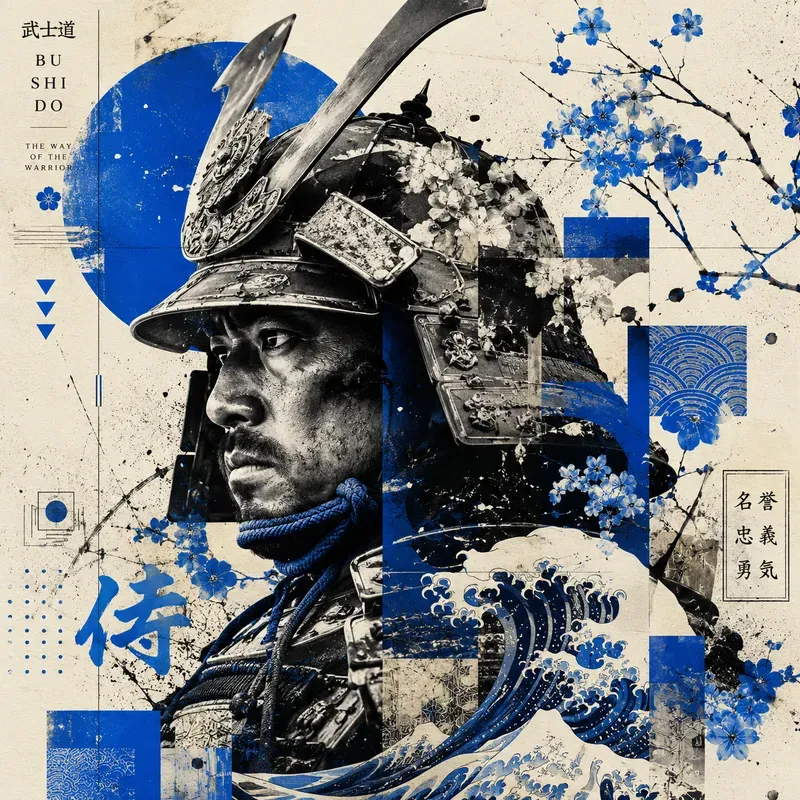 Mixed Media Graphic Collage Art