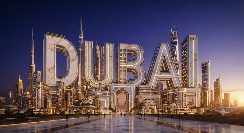 Cinematic Luxury City 3D Typographies