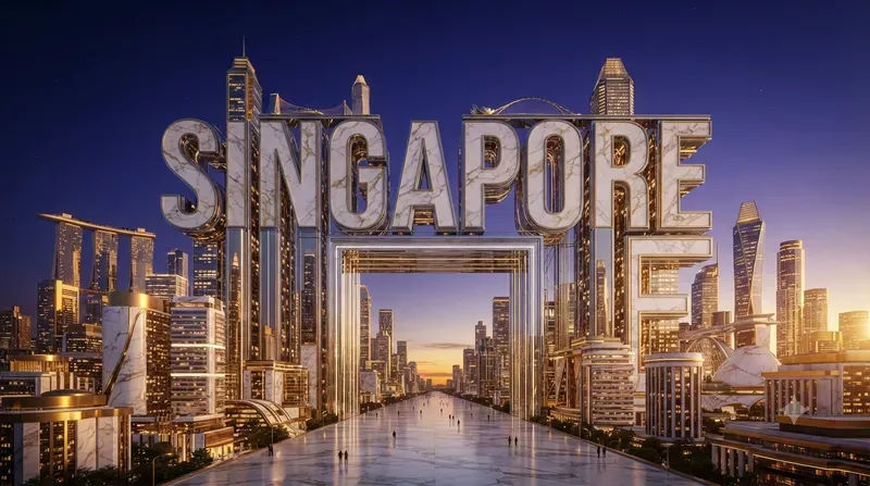 Cinematic Luxury City 3D Typographies