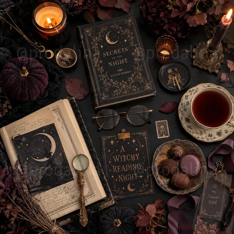 Cozy Spooky Halloween Moodboards