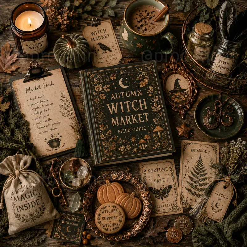 Cozy Spooky Halloween Moodboards