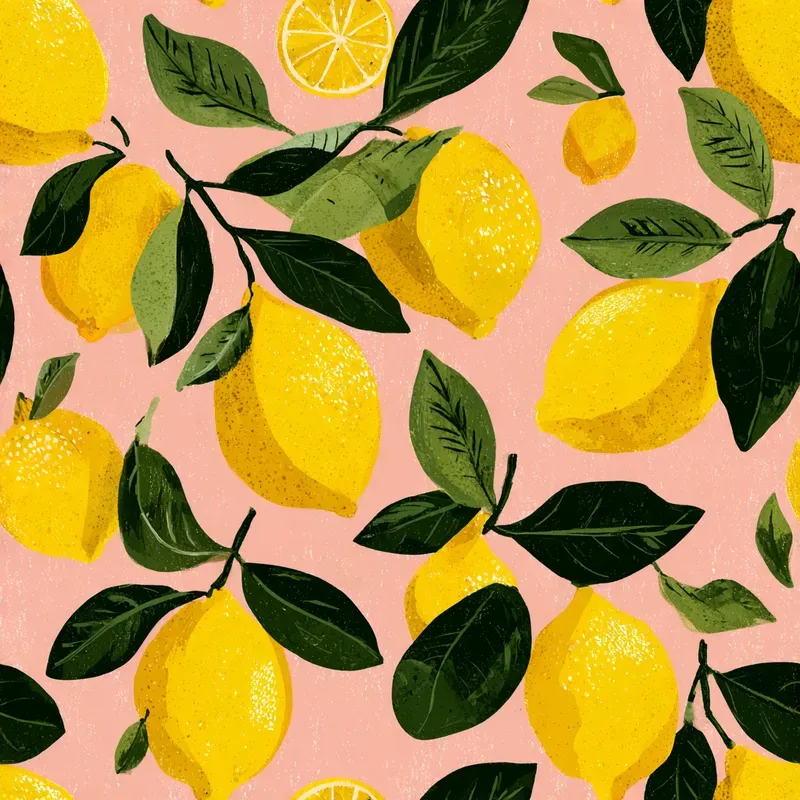 Fruit Veggie Seamless Repeat Patterns