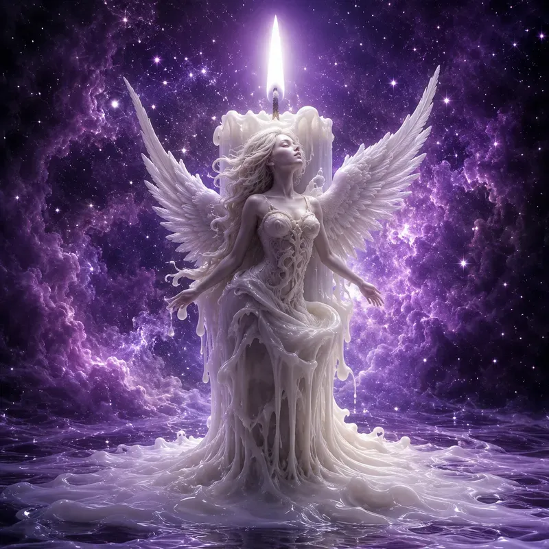 Mystical Candlelight Fantasy Art