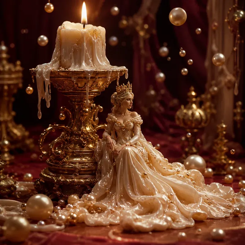 Mystical Candlelight Fantasy Art