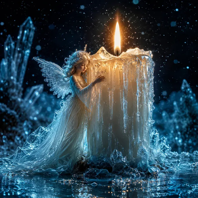 Mystical Candlelight Fantasy Art