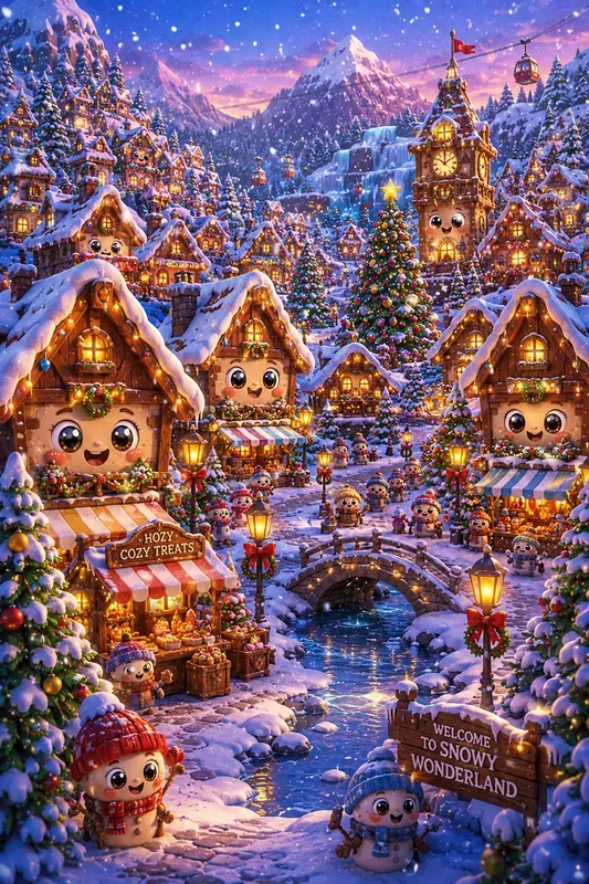 Cute Cartoon Cities