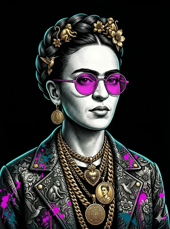 Neopop Engraved Hypebeast Portraits