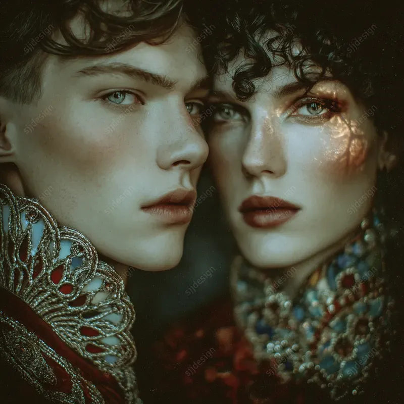Gothic Baroque Photo Portrait Series