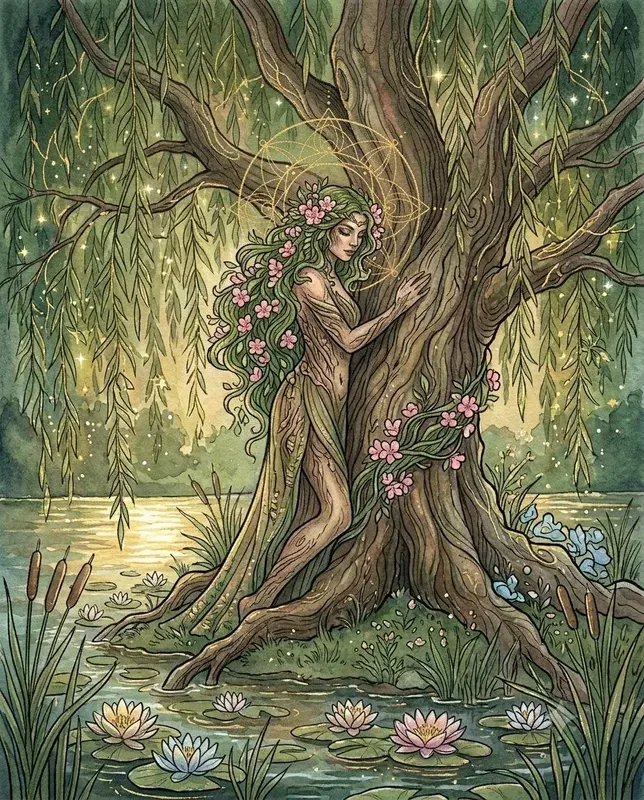 Fairycore Fantasy Watercolor Art