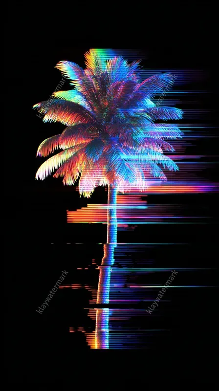 Neon Y2k Glitches