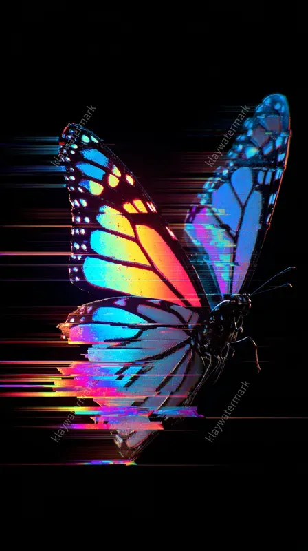 Neon Y2k Glitches