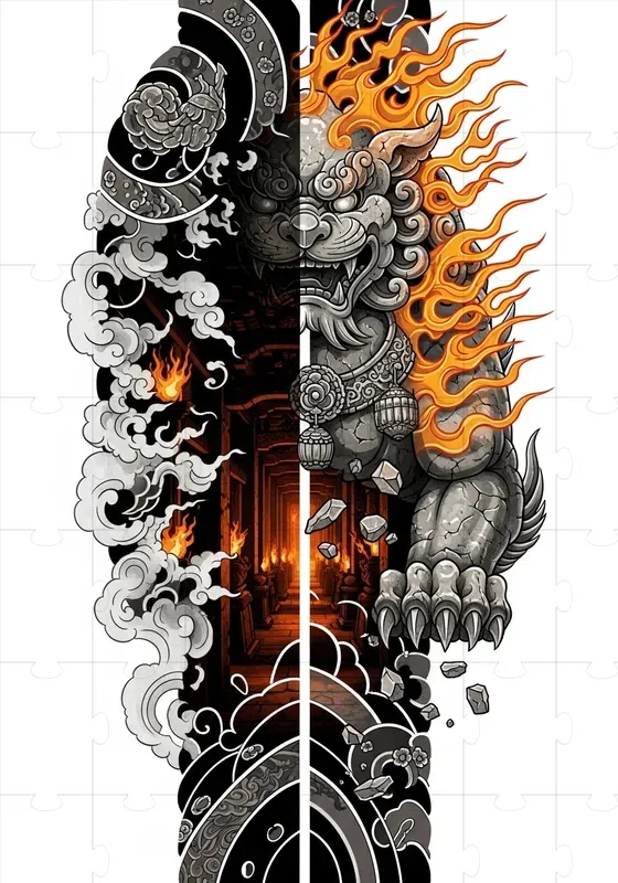 Irezumi Stripe Compositions