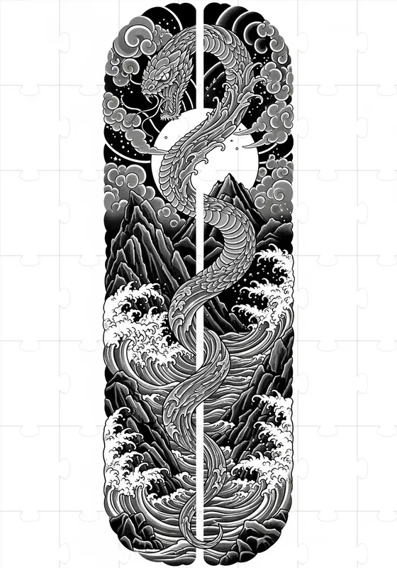 Irezumi Stripe Compositions