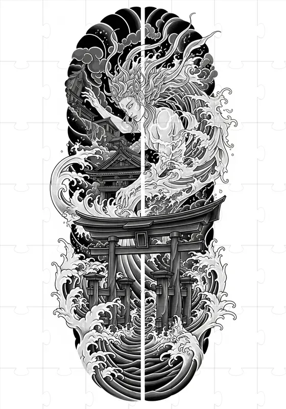 Irezumi Stripe Compositions