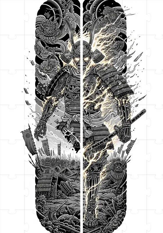 Irezumi Stripe Compositions