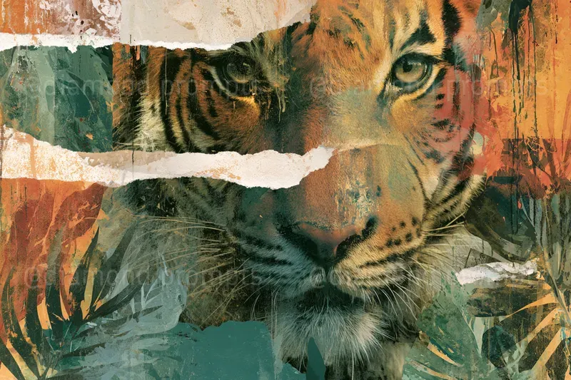 Mixed Media Impact Collages