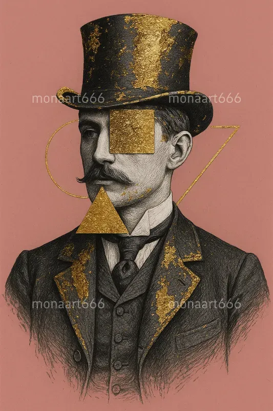 Gilded Roses Surrealism
