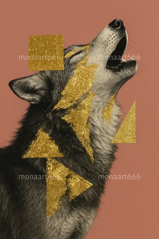 Gilded Roses Surrealism
