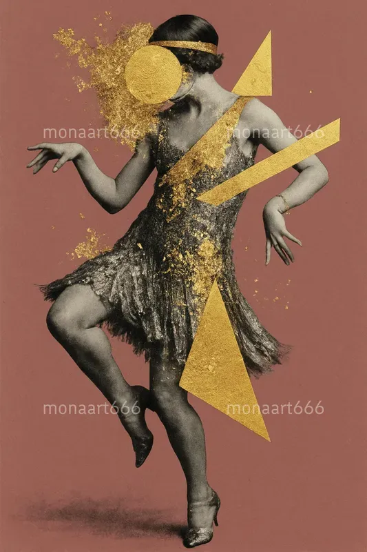 Gilded Roses Surrealism